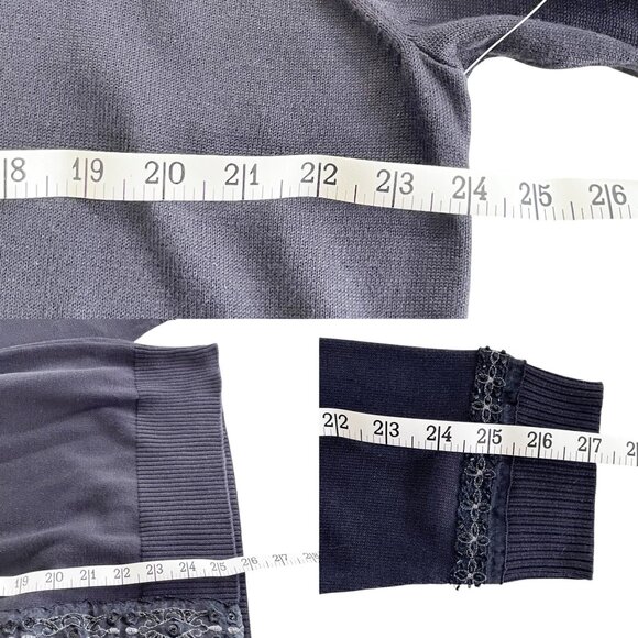 Valerie Stevens Silk Blend Beaded Embroidered Cardigan Sweater NWT Women’s 1X - Picture 8 of 9